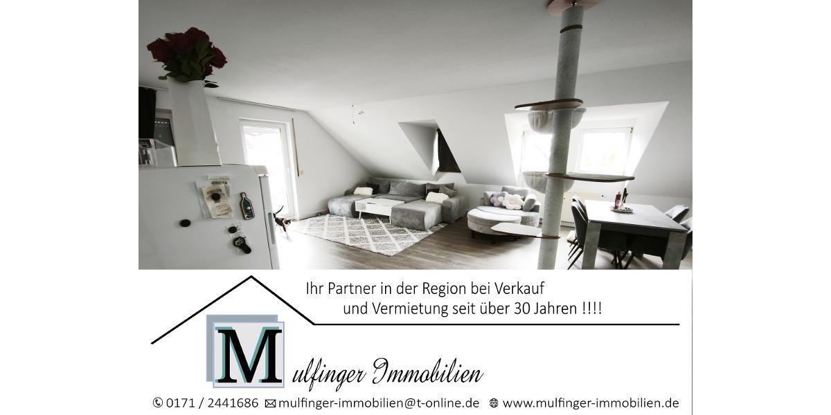 moderne 3 Zi. DG (2. OG) Wohnung mit Balkon und KFZ-Stellplatz - Etagenwohnung Uehlfeld | Angebot:26704502